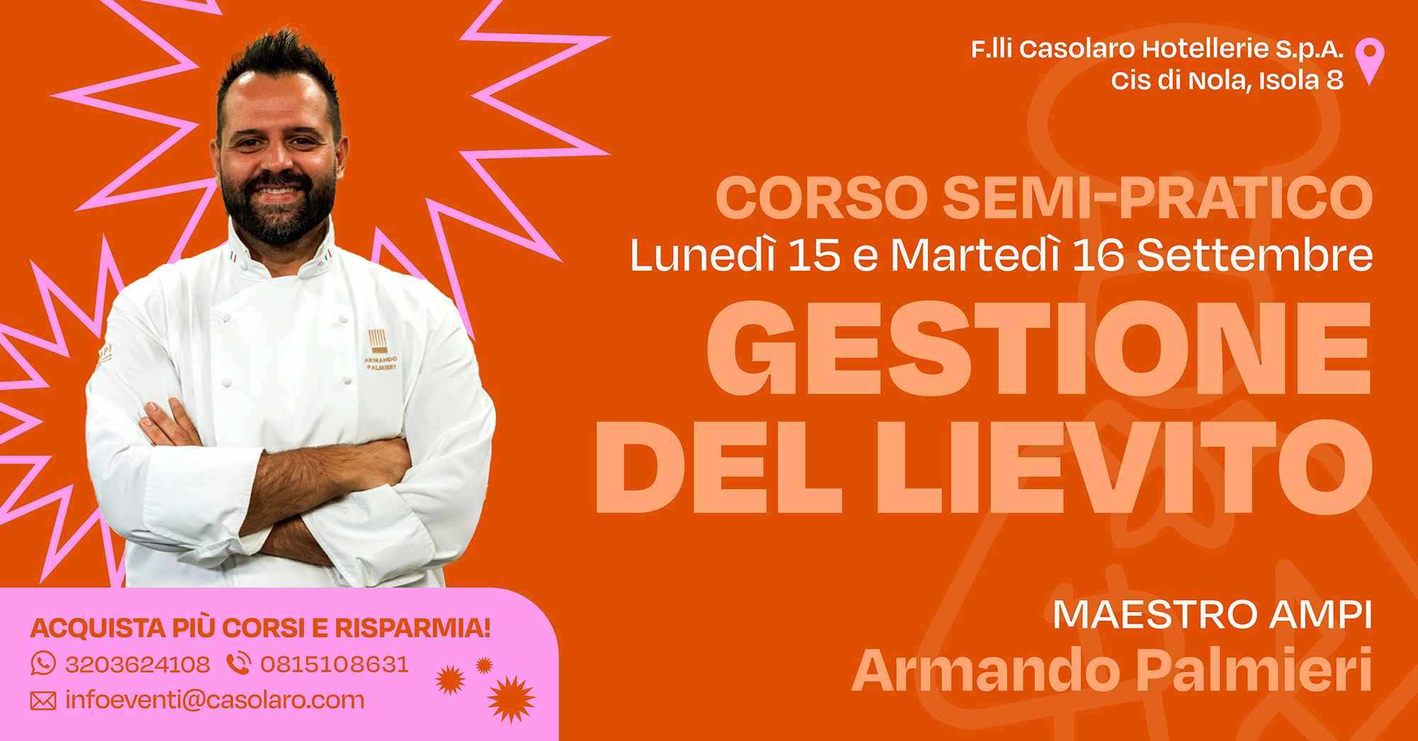 La gestione del lievito nelle basi di panificazione, pizzeria e pasticceria